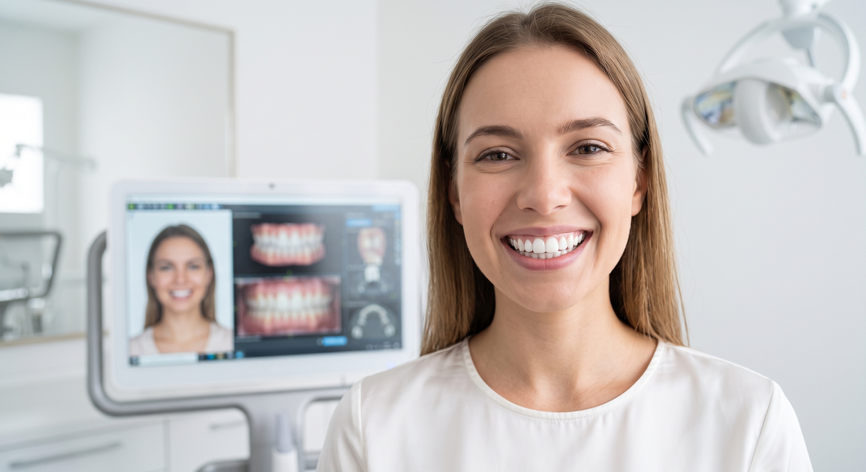 Ilustración de estética dental
